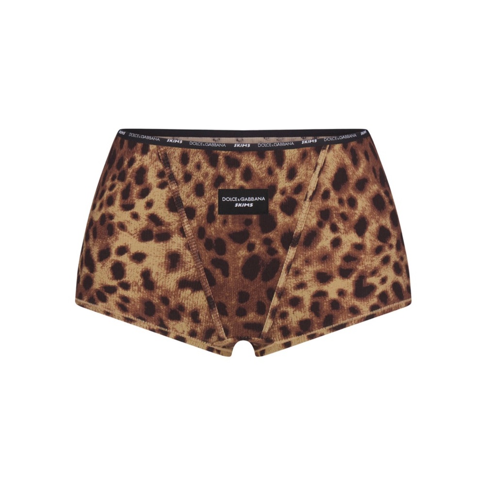 Dolce & Gabbana X Skims Cotton Rib Boy Short- NWT
